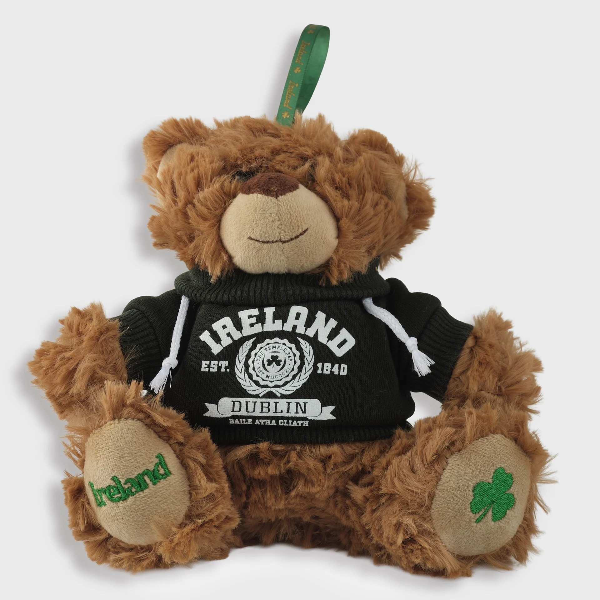 Teddy Bear Green Ireland Hoodie